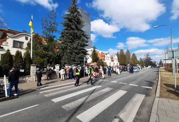 63-г. украинец се самозапали пред консулството в Краков 