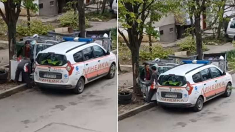 Яки столичани тъпчат мръсна готварска печка в линейка, защо го правят?!