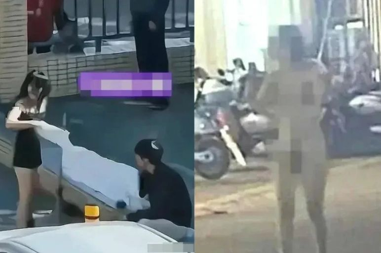 Бъдеща булка се счепка с годеника си насред улицата, съблече се чисто гола, а накрая…