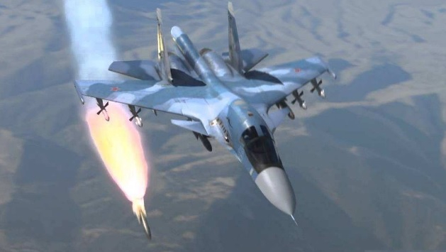 Руски Су-34 засипа с "умни" бомби пункт за чужди наемници на ВСУ ВИДЕО