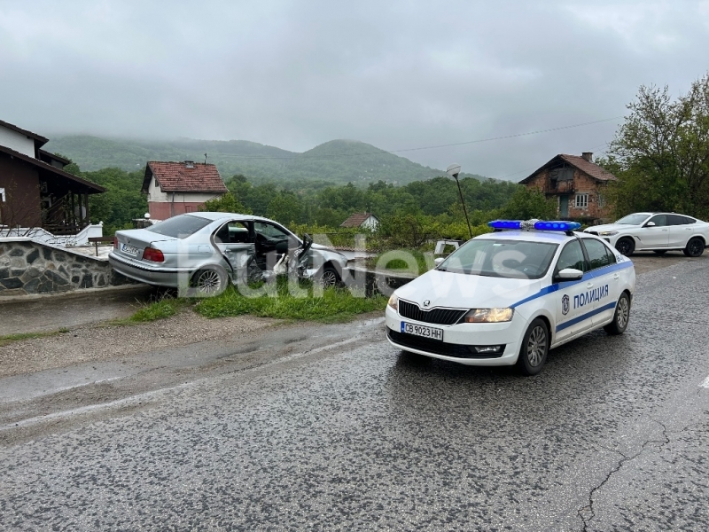  Екшън в Северозапада! Баварец изхвърча и е „кацна“ върху оградата на хотел СНИМКИ