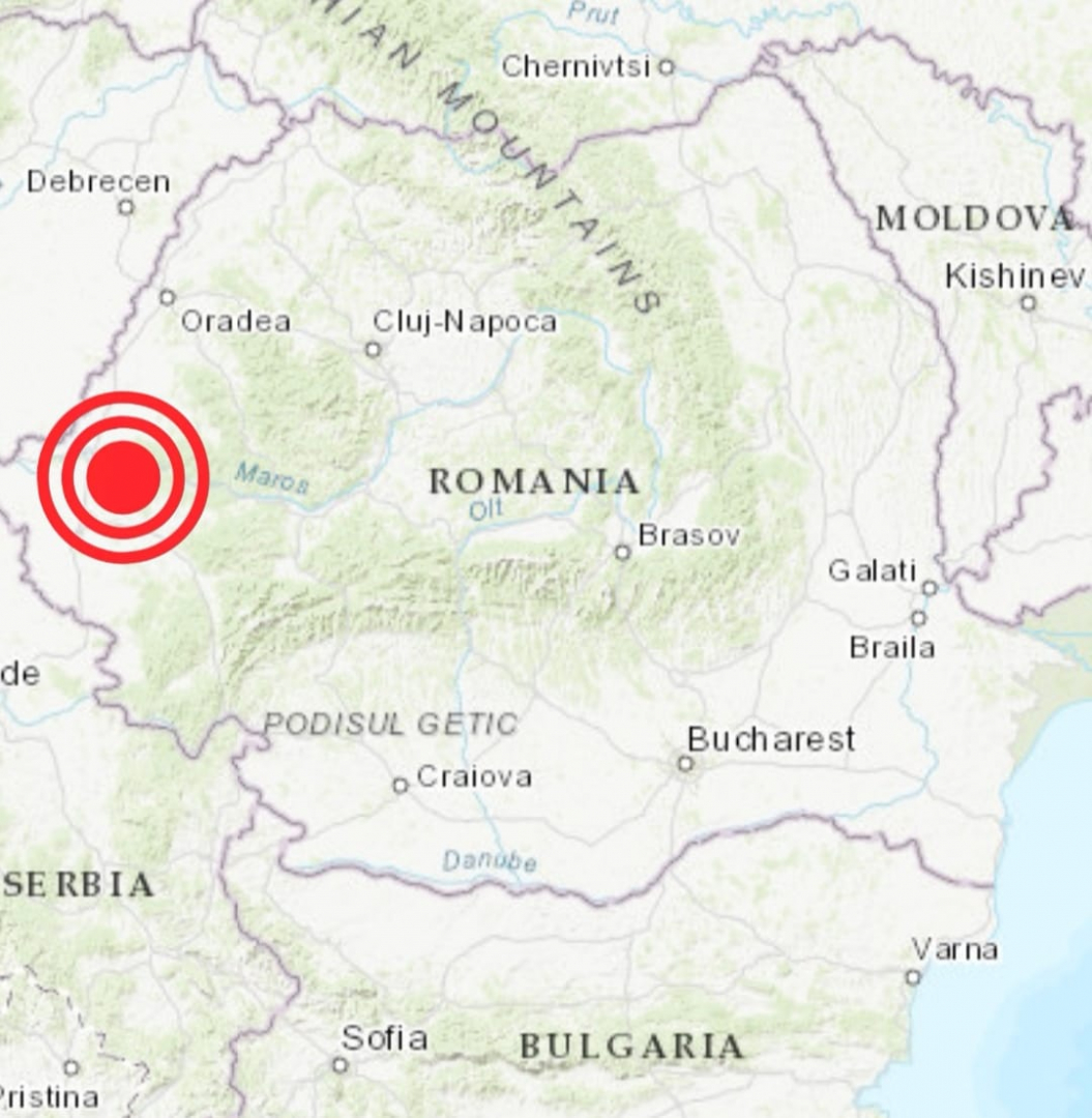 Нов силен трус на един хвърлей от България КАРТА