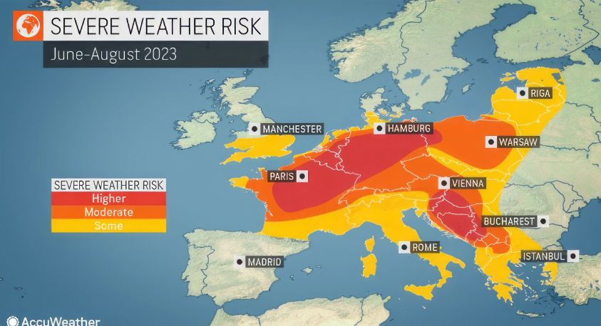 AccuWeather: Лятото настъпва до дни с бурни катаклизми и проблеми със здравето заради... КАРТИ