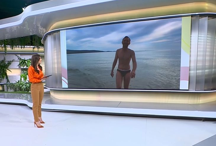Такова нещо не е ставало в ефира на Нова тв! Водещ се съблече гол и... ВИДЕО 18+