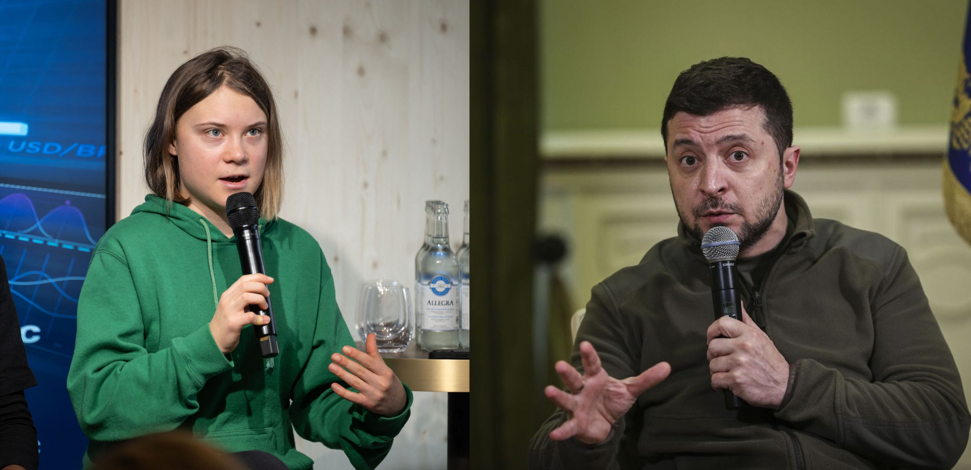 Грета Тунберг обвини Русия за Нова Каховка, Зеленски ѝ благодари горещо