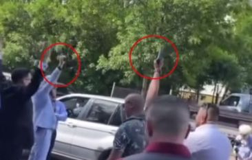 Ново ВИДЕО разкрива какви са ги вършили сватбарите малко преди стрелбата в тунела на "Люлин"