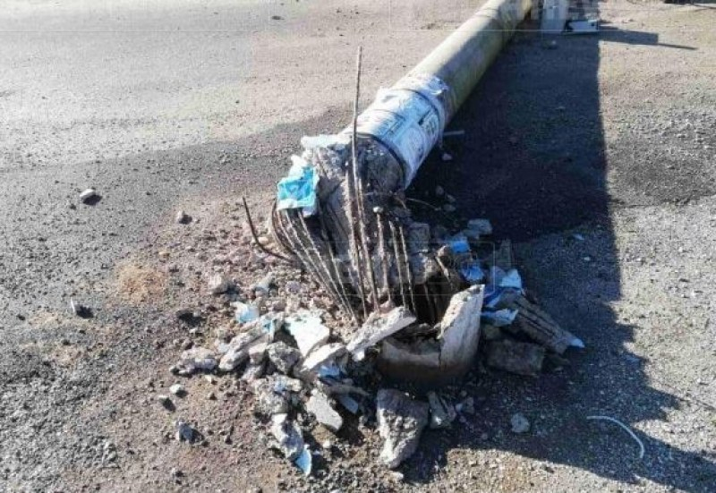 Аджамия се натресе с камион в стълб, остави цяло Косово без ток