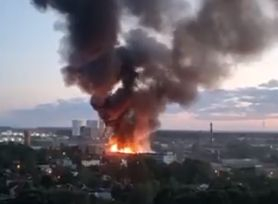 Извънредна ситуация при летище „Шереметиево“, всичко е в пламъци ВИДЕО