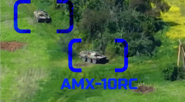 AMX-10RC на ВСУ бе унищожен при опит да се придвижи на Времиевската дъга