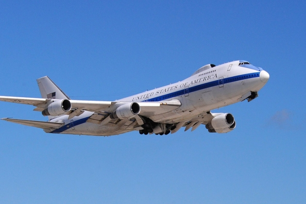 Flightradar24 засече американския „самолет на Страшния съд“ във Вилнюс  