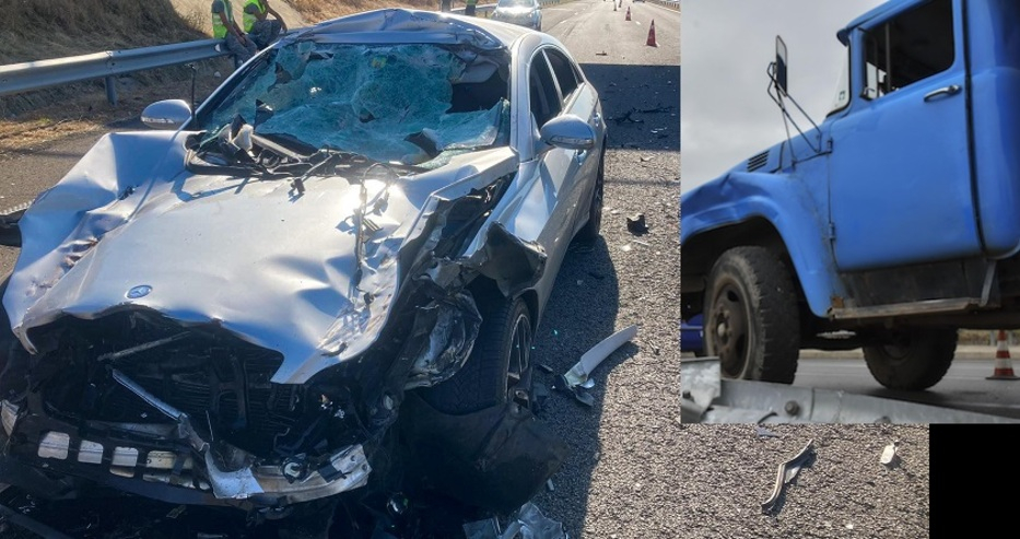 Какво се случва на "Тракия": Втори инцидент с руска автотехника на аутобана СНИМКИ