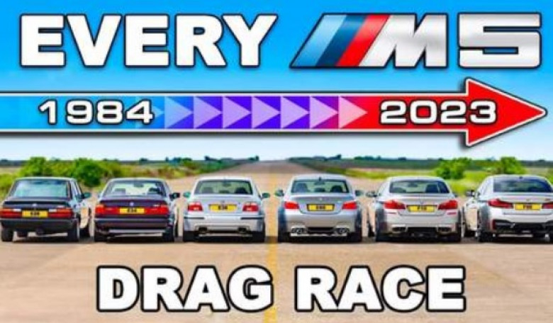 Вижте битка между всички поколения на емблематичния BMW M5 ВИДЕО