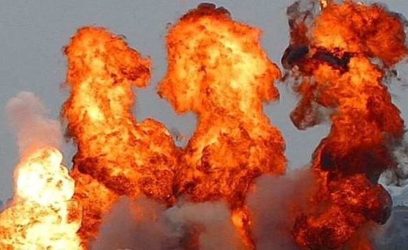 ВИДЕО от войната: Руски дрон взриви склад за боеприпаси на ВСУ