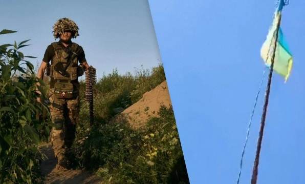 Знамето на Украйна се издигна край важно за руските сили място ВИДЕО