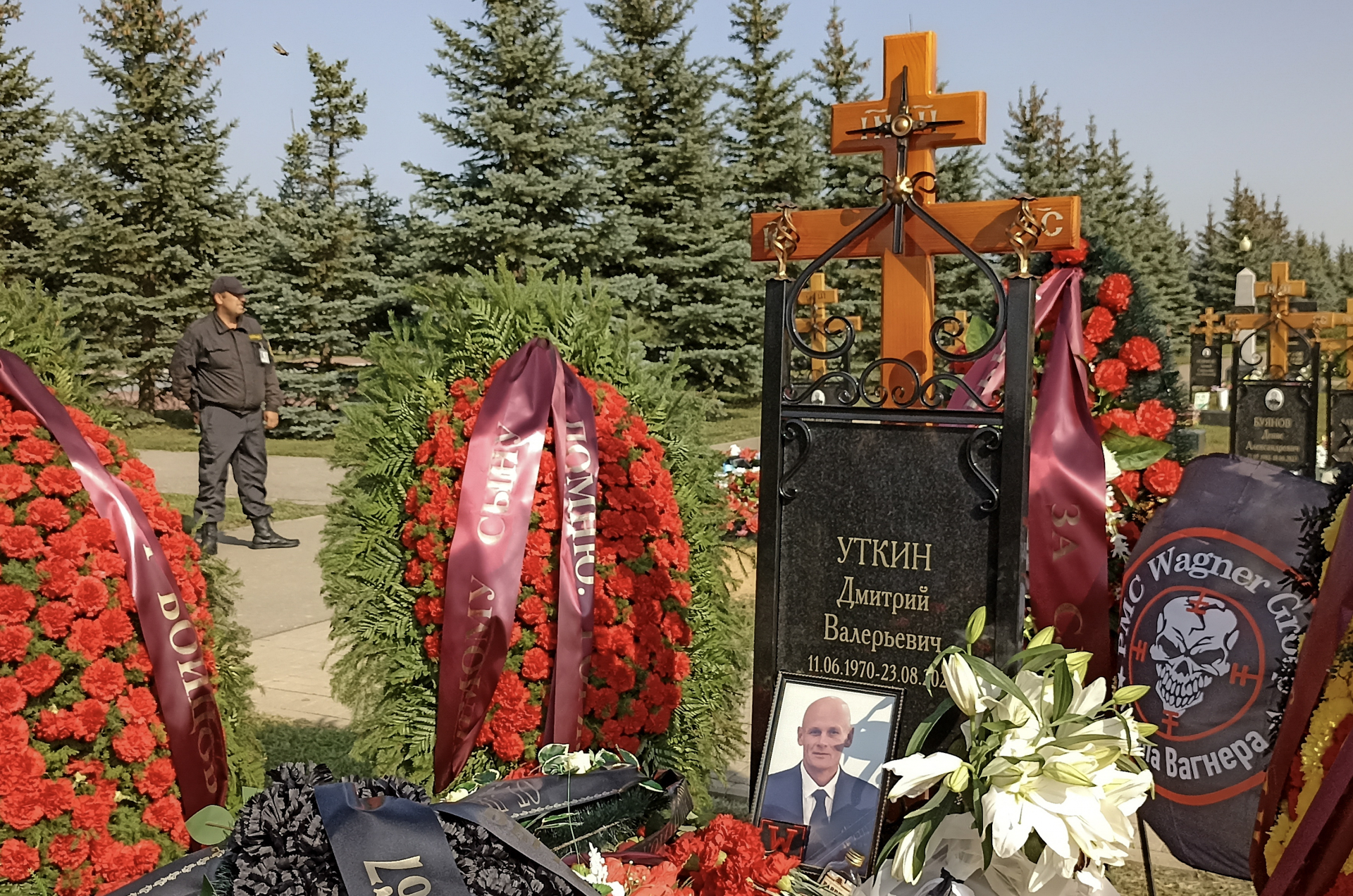Шепа хора погребаха без много шум Дмитрий Уткин - дясната ръка на Пригожин ВИДЕО