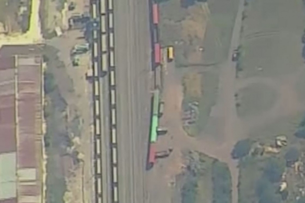 ВИДЕО от войната: Украински влак с боеприпаси бе унищожен от високоточен удар "Торнадо-С"