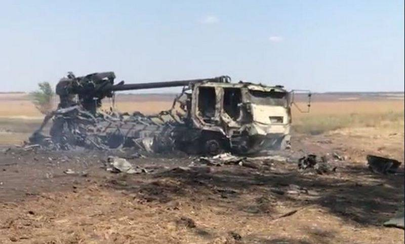 Появиха се първи кадри на унищожените оръдия Цезар, прехвърлени на Украйна от Дания ВИДЕО