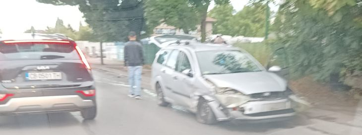Първо в БЛИЦ! Челно меле затапи столичния бул. "Сливница" СНИМКИ
