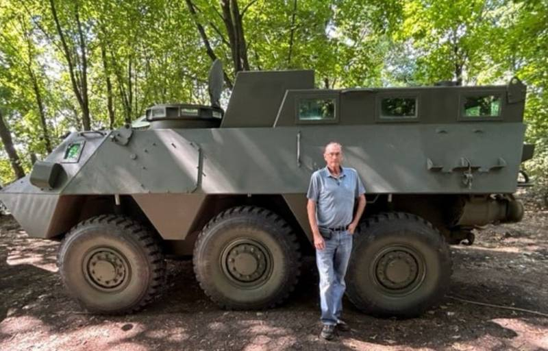 Рядка испанска бронирана машина беше забелязана на въоръжение във ВСУ