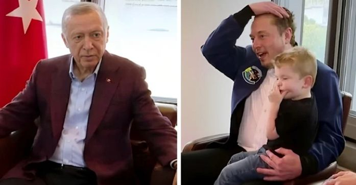 Ердоган попита Мъск къде е жена му, ВИДЕО на засрамения милиардер стана хит