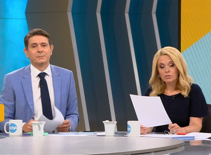 Голям гаф в Нова телевизия, Виктор Николаев скочи в ужас
