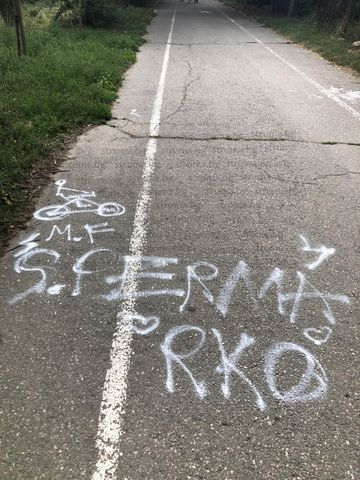 Прекалиха: Вулгарни графити "цъфнаха" на култово място в Благоевград СНИМКИ 18+