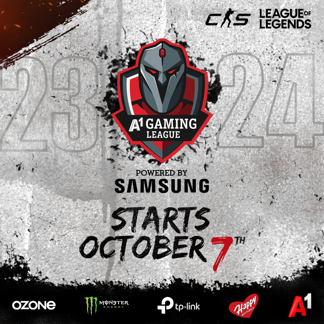 Новият сезон на A1 Gaming League започва с премиера на Counter-Strike 2 и награден фонд от 70 000 лева