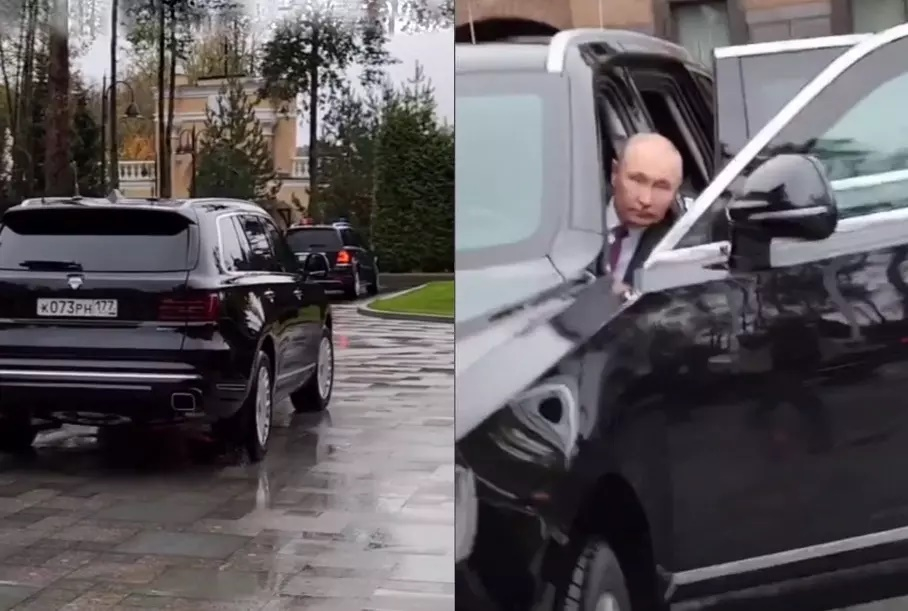 Путин повози важни гости от Азия на невиждана до сега кола ВИДЕО 