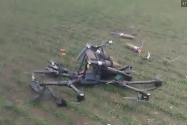 Бойци свалиха тежък дрон "Баба Яга" в Запорожието