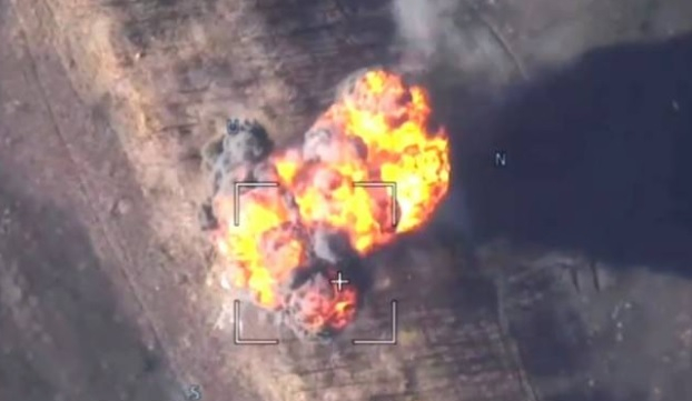 ВИДЕО от фронта: Руски "Ланцет" порази две полски самоходни оръдия "Краб"