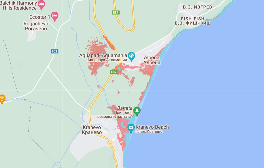 Бургас, Несебър и Созопол стават острови, всичко останало е под вода: Страшната прогноза за 2030 г. СНИМКИ