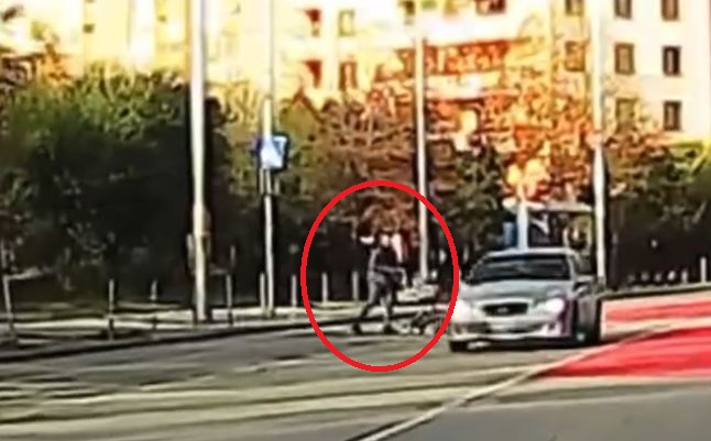 Наглец с Мерцедес втрещи столичани на зебра и запали мрежата  СНИМКИ