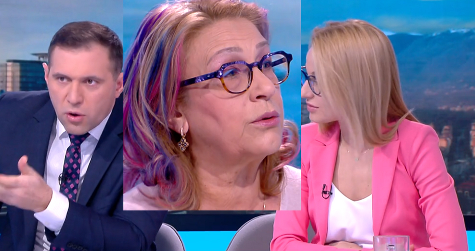 Свиреп скандал в bTV! Буруджиева унижи Йочев и Цънцарова в ефир, те не й останаха длъжни!