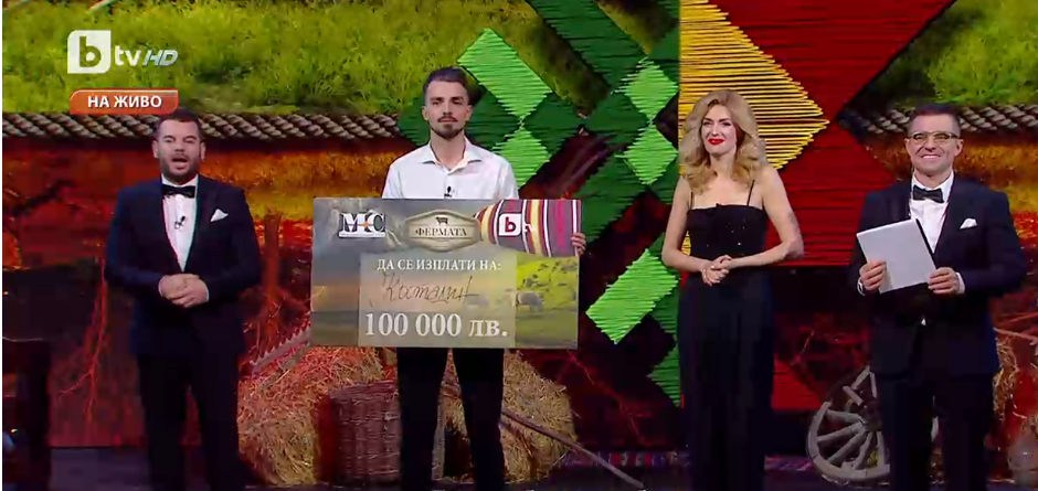 Футболистът Коко е големият победител във "Фермата" 9