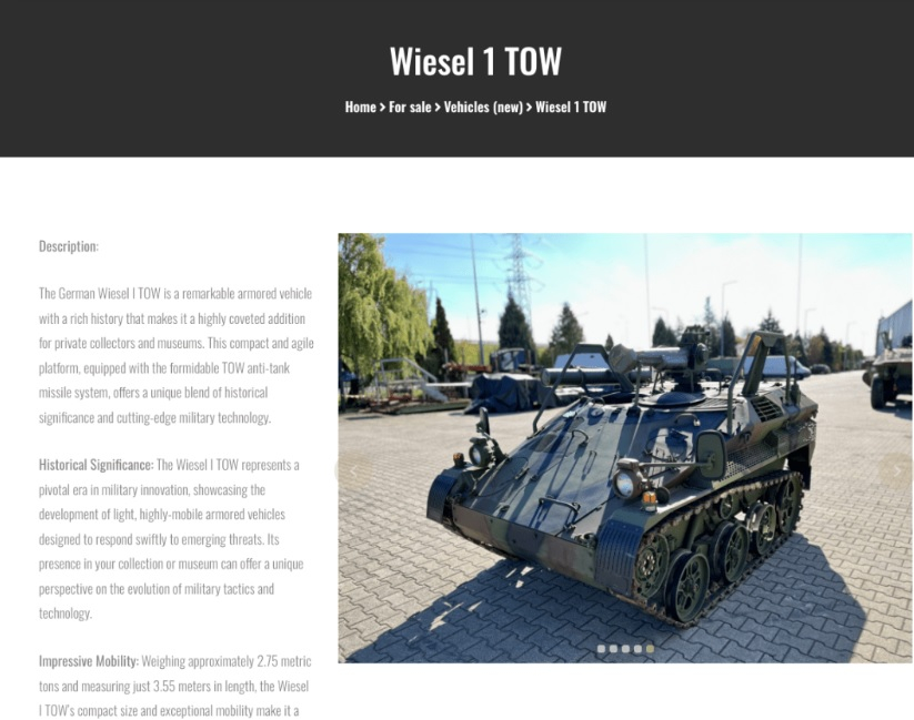 Украинската армия вече разполага с танкетка Wiesel, ето какво представлява СНИМКИ