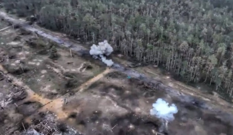 Морски пехотинци от ВСУ поразиха руска техника край Херсон ВИДЕО