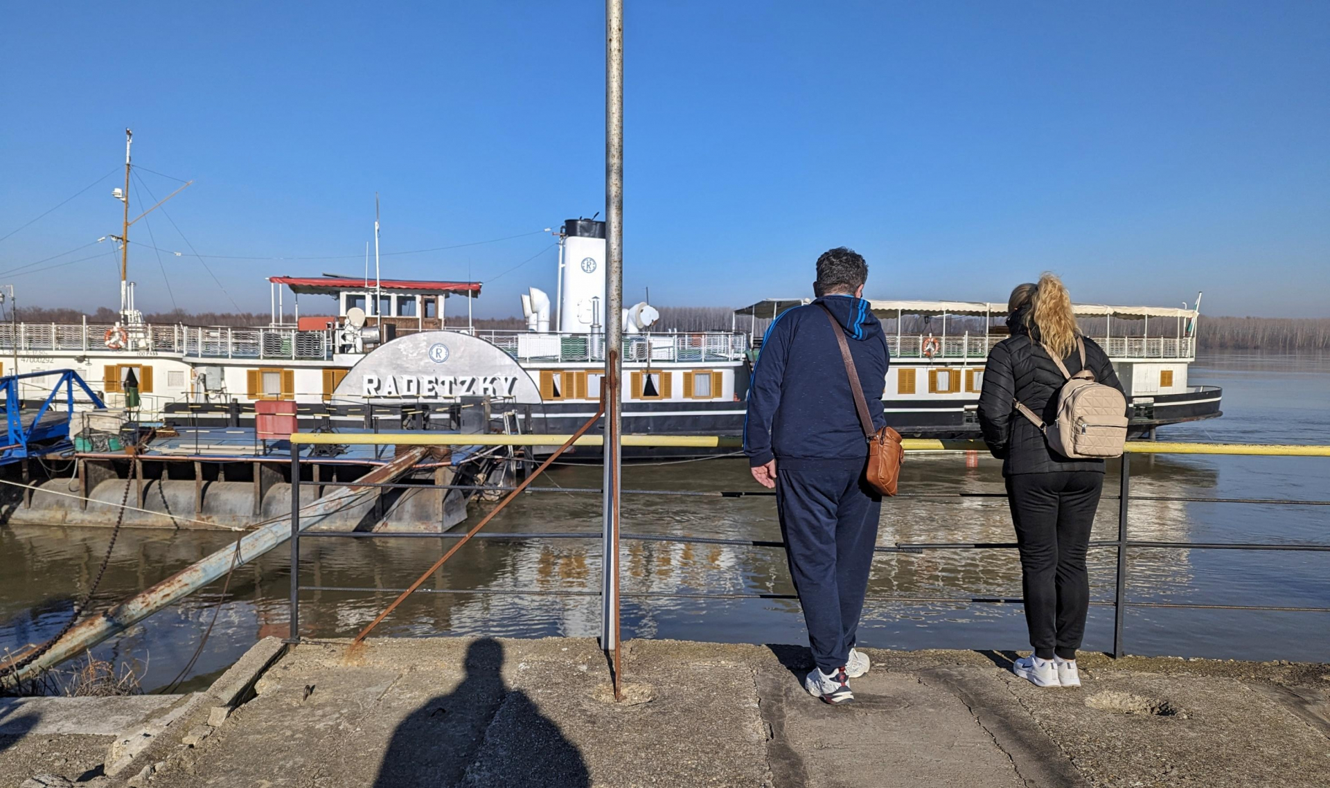 За последен път тази година: На метри от парахода Радецки в Козлодуй... СНИМКИ