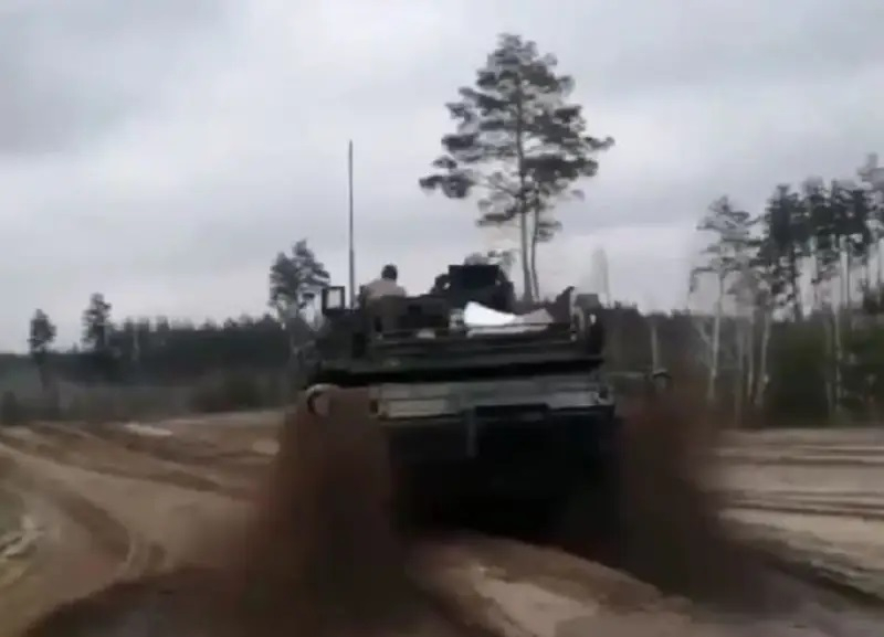 Заснеха украински танк Abrams на фронта ВИДЕО 