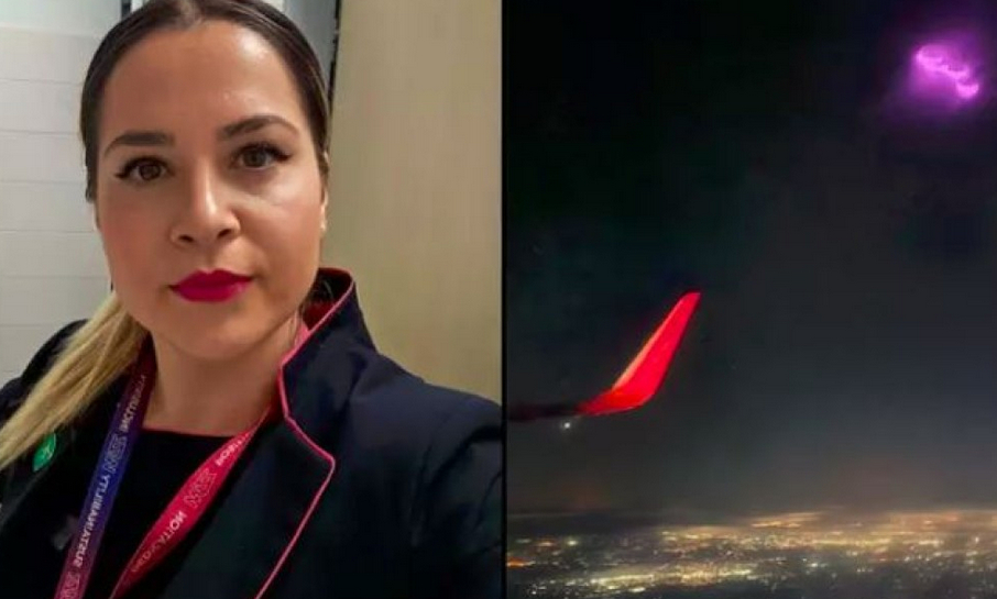 Стюардеса на Wizz Air погледна през прозореца и замръзна, видя...ВИДЕО