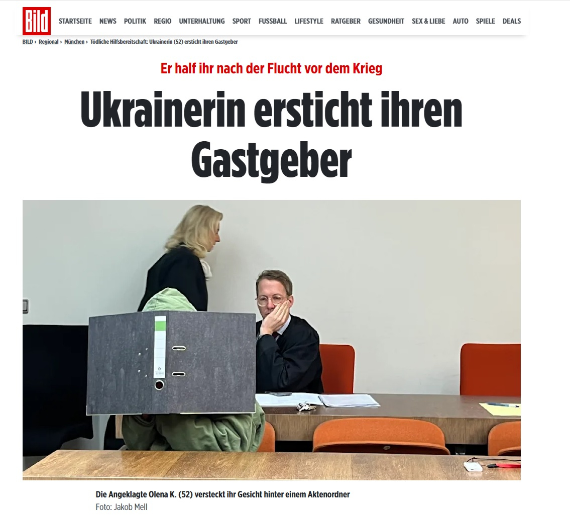 "Билд": Украинска бежанка закла хазяина си в Германия 