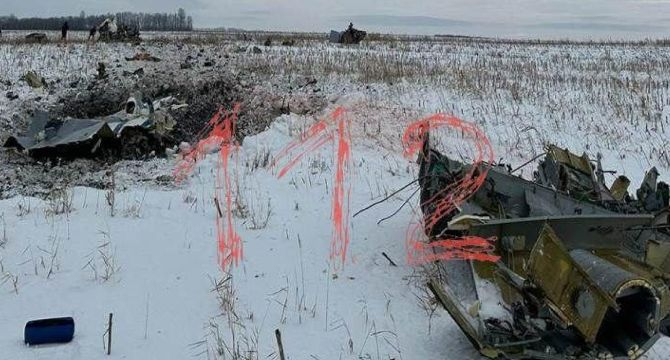 Руски Ил-76 с над 60 украински военнопленници рухна отвесно и се взриви ВИДЕО