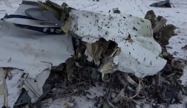 Показаха първо ВИДЕО от мястото на катастрофата с Ил-76