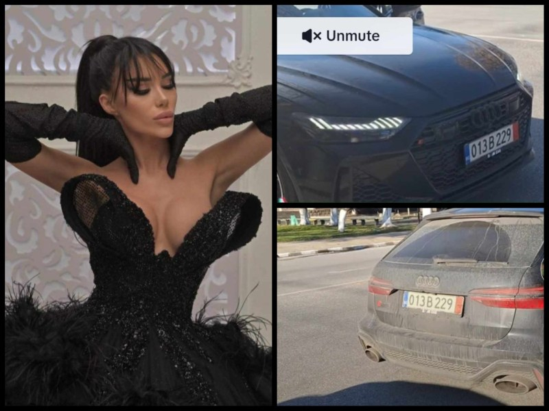 Тунингована инфлуенсърка сгафи жестоко със скъпарско "Audi RS6", гони я полицията