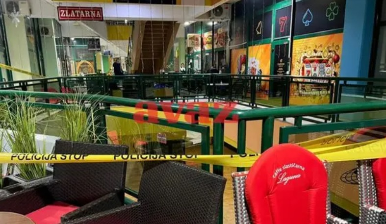 Полицай уби жена с пистолет в търговски център и хукна да бяга, но... СНИМКИ