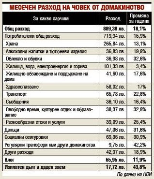 Неочаквано! Ето откъде идва всеки трети лев у дома, а харчим най-много пари за... ТАБЛИЦИ