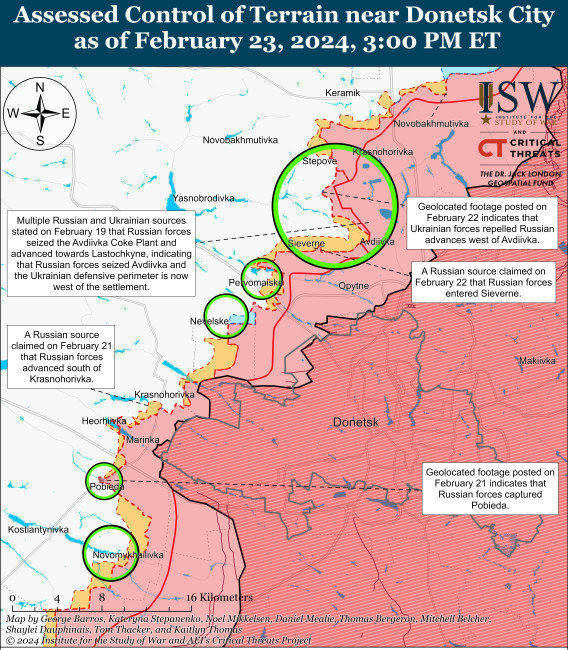 ISW: Ожесточени сражения до Авдеевка и Кременная, ВСУ задържат руснаците край Работино