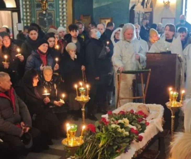 Масови арести на погребението на Навални