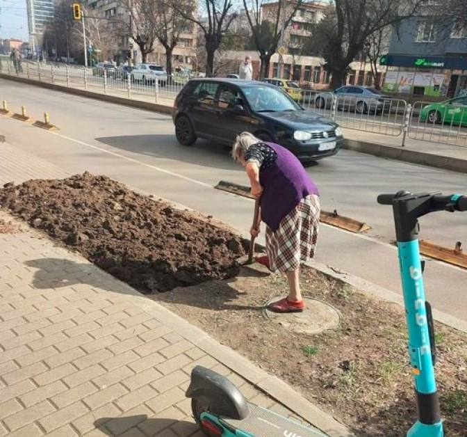 Тази стара софиянка засрами всички млади СНИМКА