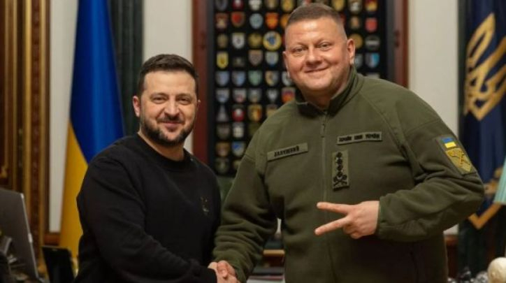 УНИАН с голяма бомба за Валерий Залужни! Зеленски го изпрати...