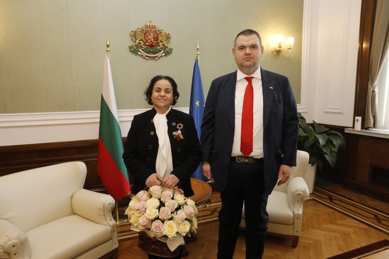 Делян Пеевски се срещна с Н. Пр. г-жа Закия Ел Мидауи, посланик на Кралство Мароко
